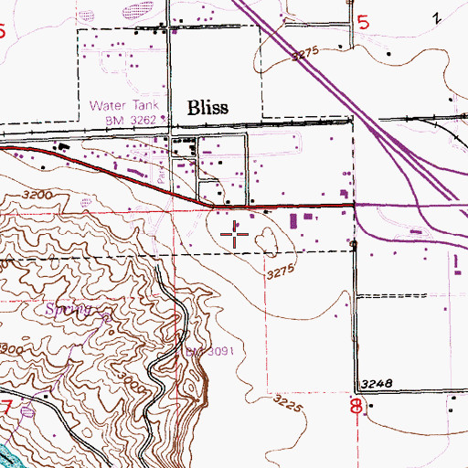 Topographic Map of Pioneer Cemetery (historical), ID