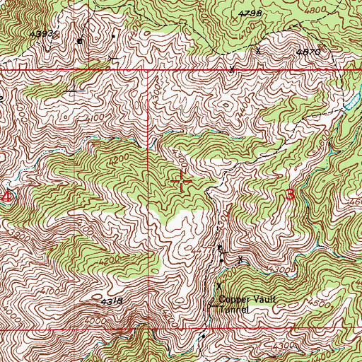 Topographic Map of Lund Pasture Tank, AZ