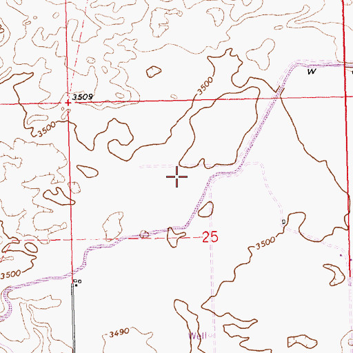 Topographic Map of W Canal, ID