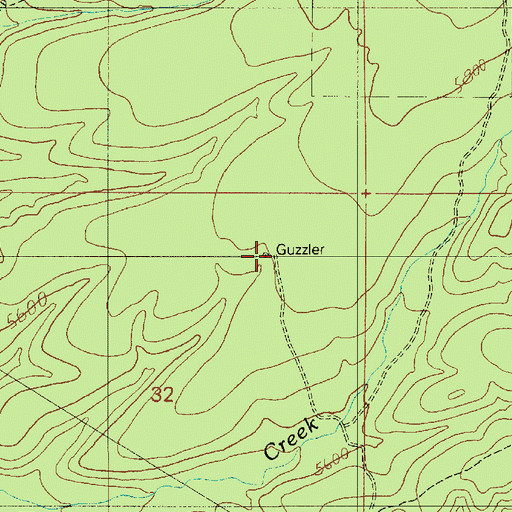 Topographic Map of McInturf Trick Tank, AZ