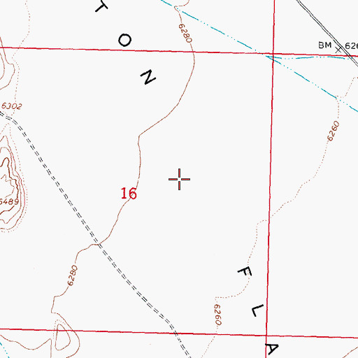 Topographic Map of Barton Flats, ID