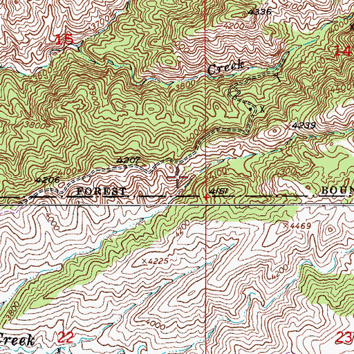 Topographic Map of Melloy Spring, AZ
