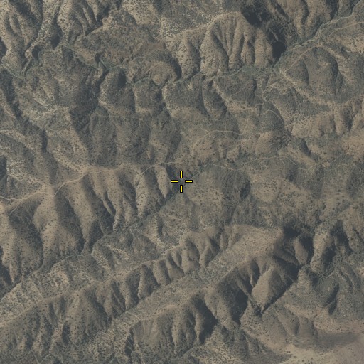Aerial/Satellite Image of Melloy Spring, AZ