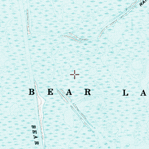 Topographic Map of Bear Lake National Wildlife Refuge, ID