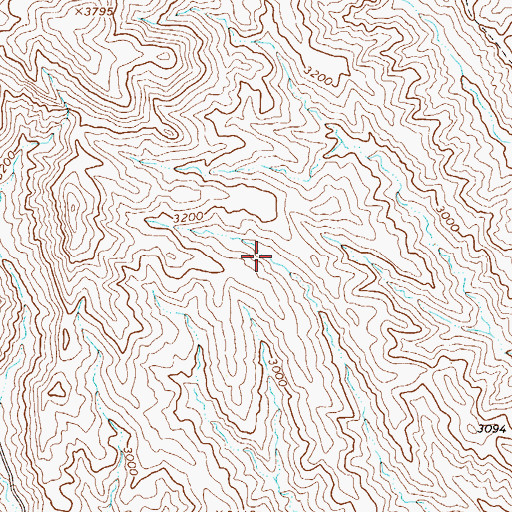 Topographic Map of Midway Tank, AZ