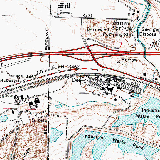 Topographic Map of Don, ID