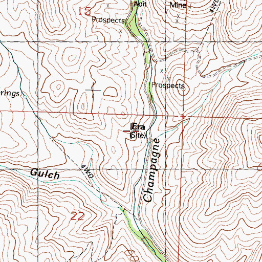 Topographic Map of Era, ID