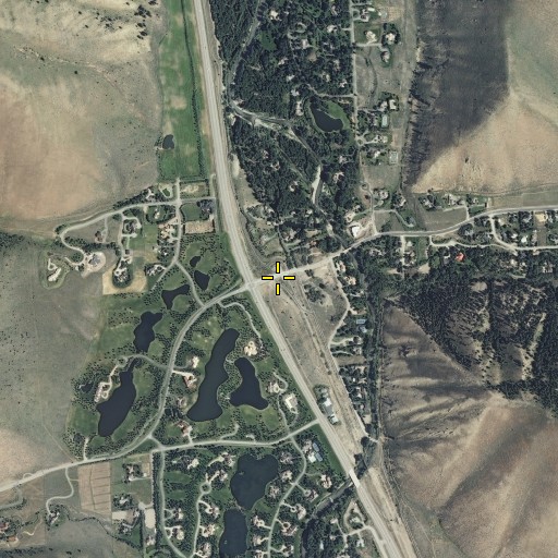 Aerial/Satellite Image of Gimlet, ID