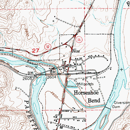 horseshoe bend map