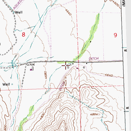 Topographic Map of Iversons, ID