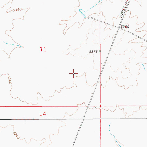 Topographic Map of Lookout Butte, ID