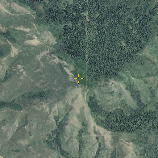 Aerial/Satellite Image of Pine Mountain, ID