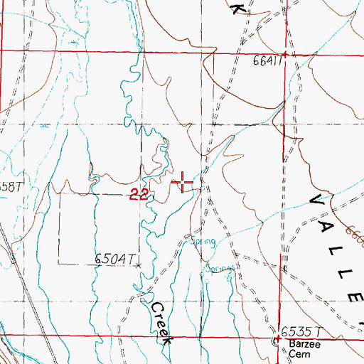 Topographic Map of Reno (historical), ID