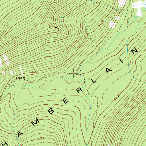 Topographic Map of Rim Creek, ID