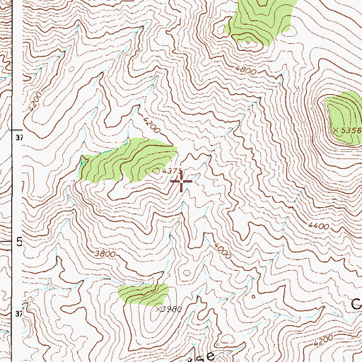 Topographic Map of Rattlesnake Spring, AZ