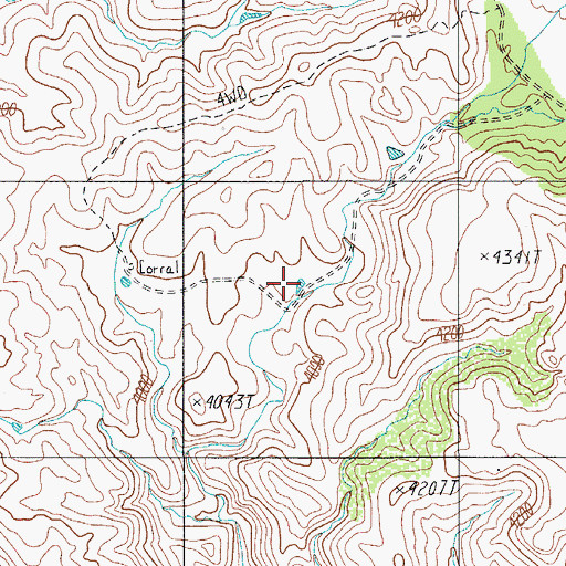 Topographic Map of Rays Tank, AZ