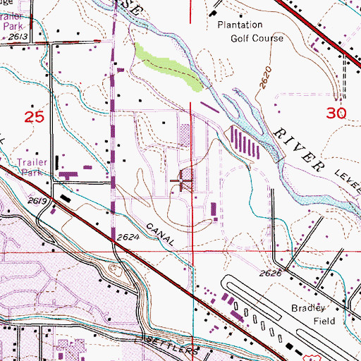 Topographic Map of Western Idaho Fairgrounds, ID