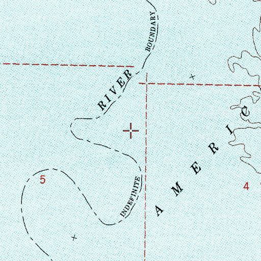 Topographic Map of American Falls Reservoir, ID