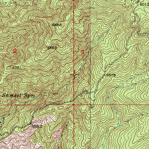 Topographic Map of Road Tank, AZ