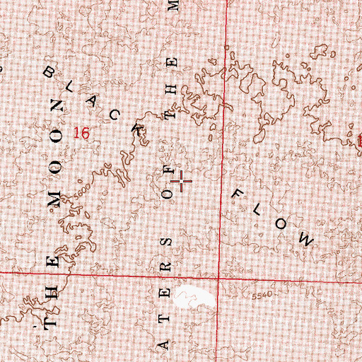 Topographic Map of Black Flow, ID