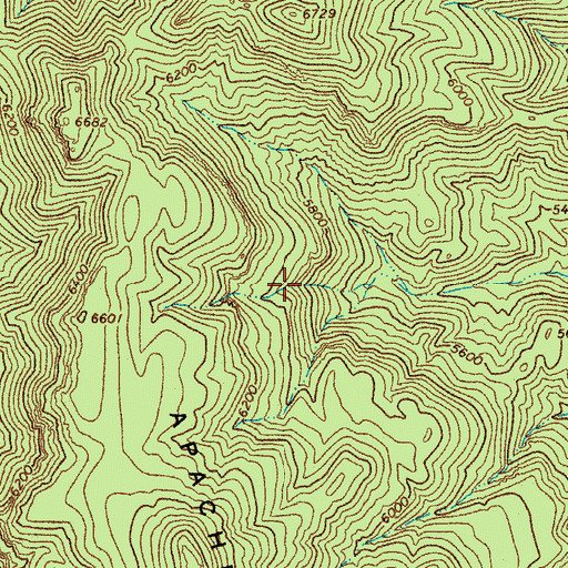 Topographic Map of Rock Hole Spring, AZ