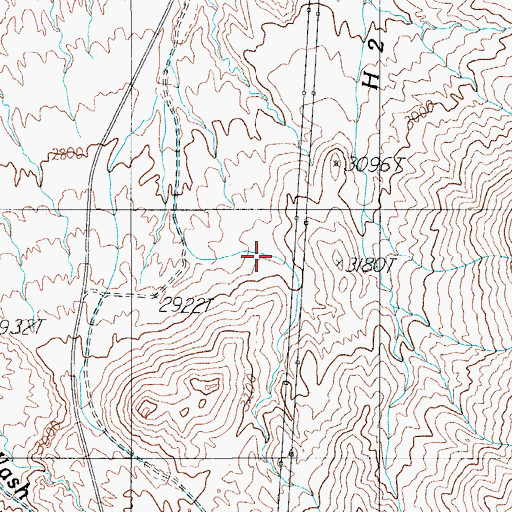 Topographic Map of Rockhouse Store, AZ