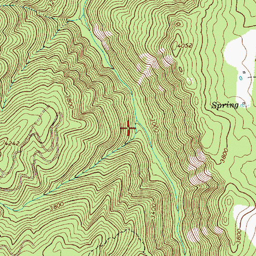 Topographic Map of Deer Creek, ID
