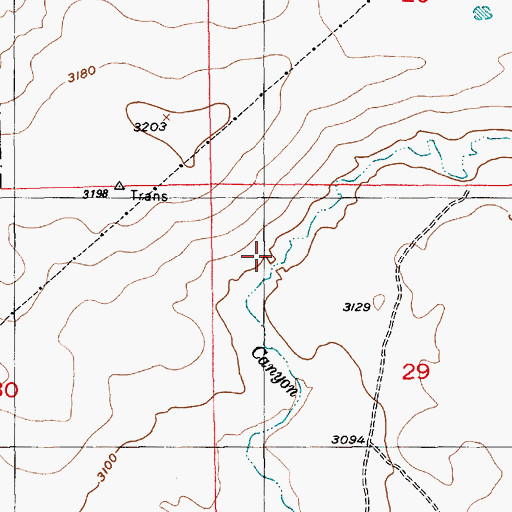 Topographic Map of Fraser Dam (historical), ID