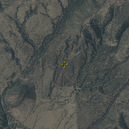 Aerial/Satellite Image of Scarlet Spring, AZ