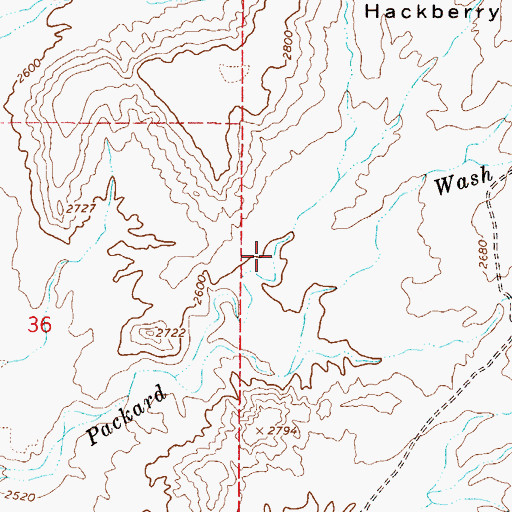 Topographic Map of Sheep Tank, AZ