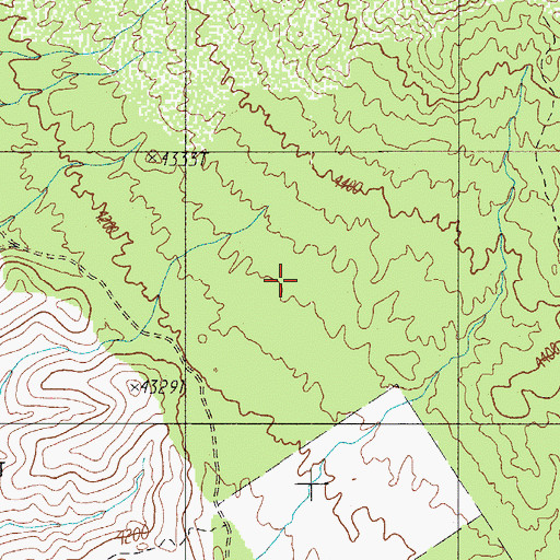 Topographic Map of Shute Road Well, AZ