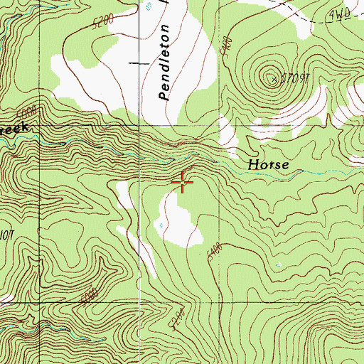 Topographic Map of Sidehill Tank, AZ