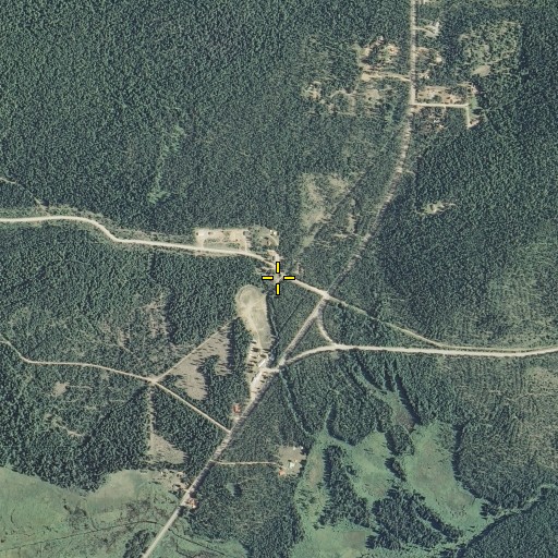 Aerial/Satellite Image of Nordman, ID