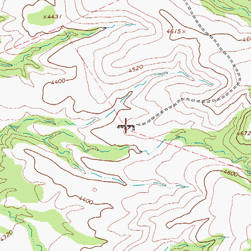 Topographic Map of Steer Pasture Well, AZ