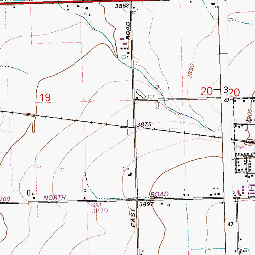 Topographic Map of Sully (historical), ID