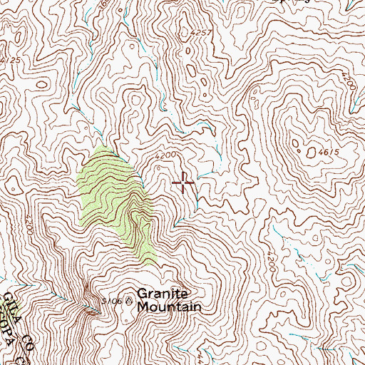Topographic Map of Swede Spring, AZ