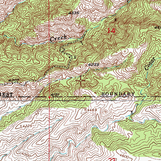 Topographic Map of Switchback Tank, AZ