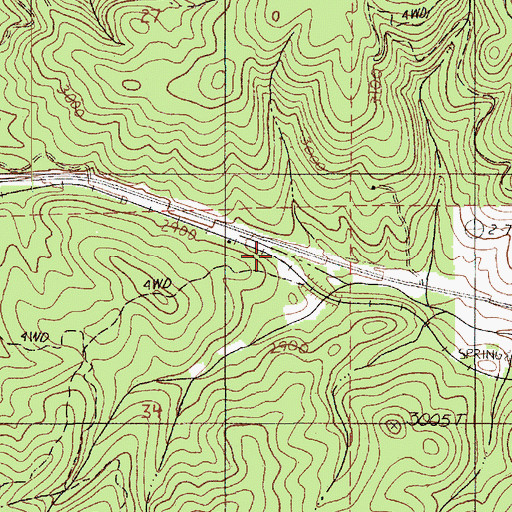Topographic Map of Yale (historical), ID