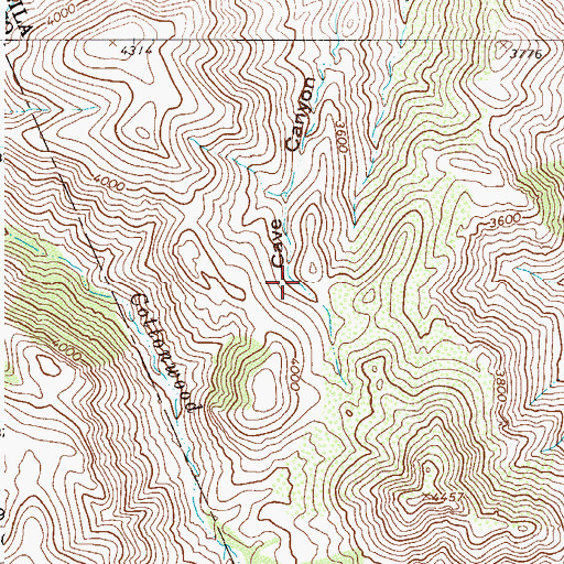 Topographic Map of Top Tank, AZ