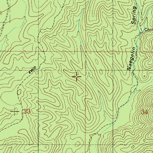 Topographic Map of Trail Tank, AZ
