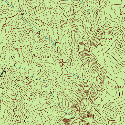 Topographic Map of Trap Mesa Spring, AZ