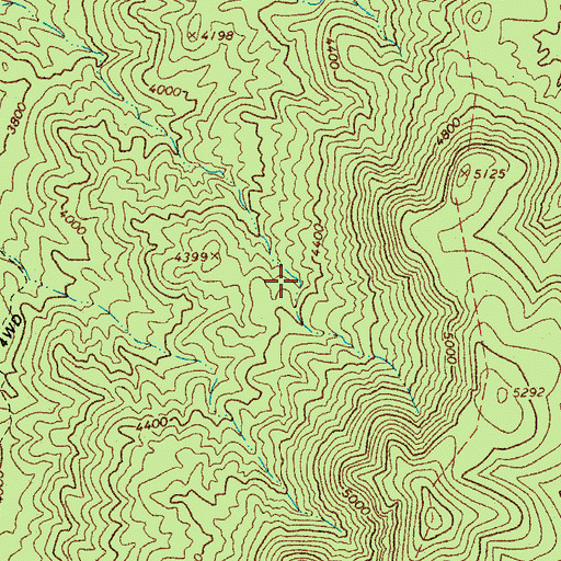 Topographic Map of Trap Mesa Spring, AZ