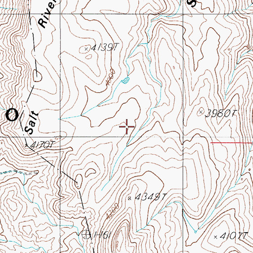 Topographic Map of Tucker Tank, AZ