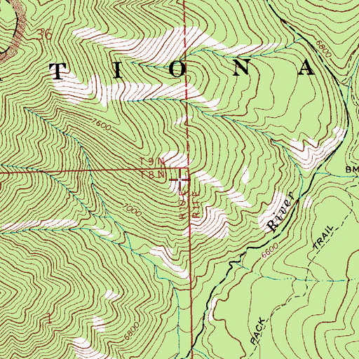 Topographic Map of McPhearson Creek, ID