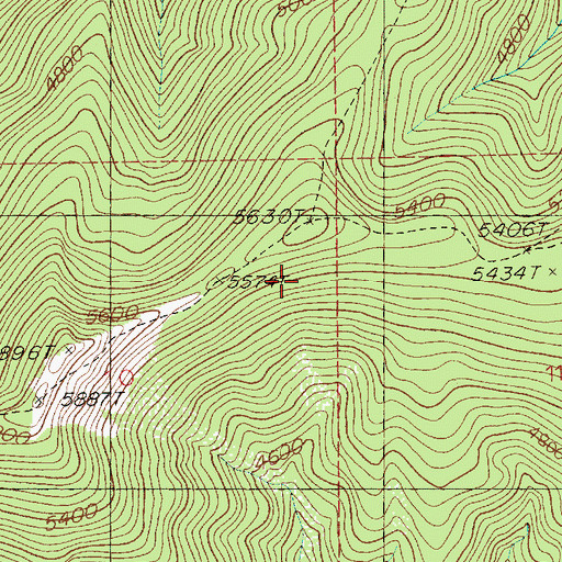 Topographic Map of Arid Ridge Trail, ID