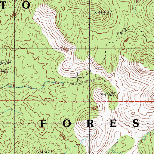 Topographic Map of Upper Well, AZ