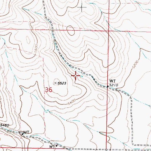 Topographic Map of Curlew Valley Dam, ID