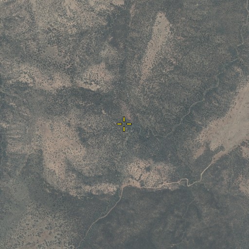 Aerial/Satellite Image of Upper Yankee Joe Spring, AZ