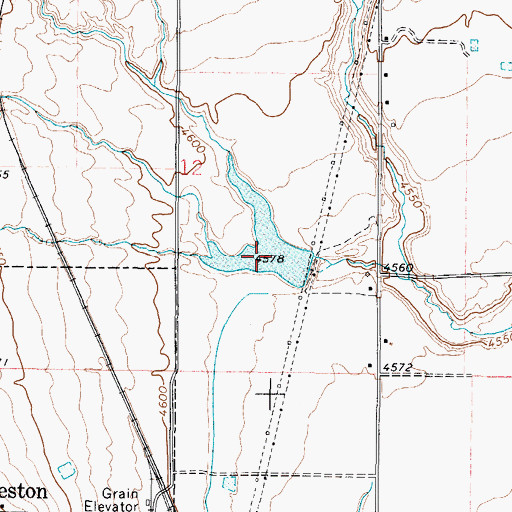 Topographic Map of Tingey Dam, ID