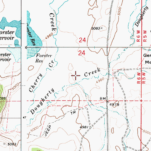 Topographic Map of Foland Dam, ID